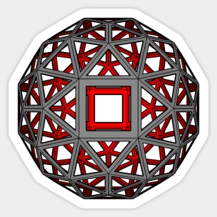 gmtrx lawal f134 skeletal polyhedron Sticker